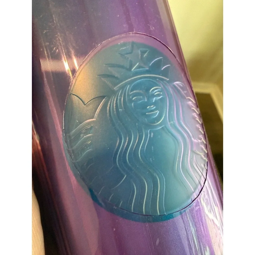 Starbucks Venti 24oz Purple Kaleidoscope Pleated Dome Tumbler‎ Cold Cup
